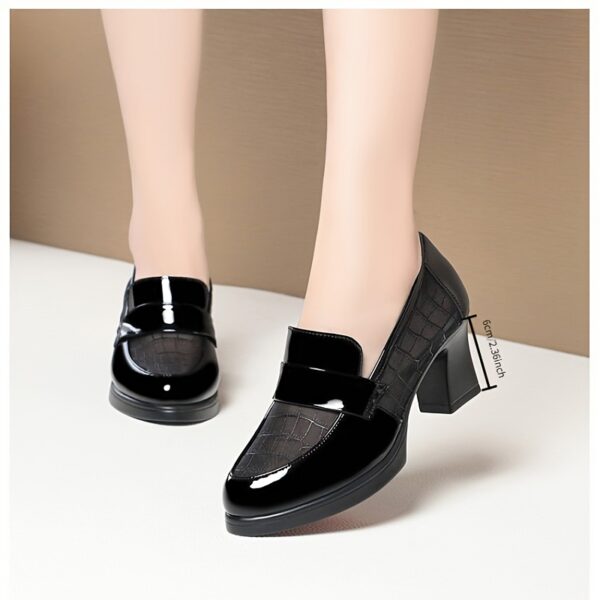 Newness City Chic Chunky Heel Flats Comfortable and stylish flats with a chunky heel perfect for any occasion