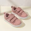 Kids pastel pink white black blue and grey low top sneakers with arch support Durable rubber soles and cushioned insoles provide all day comfort