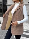 Newness City Chic Houndstooth Sleeveless Suit Jacket A stylish houndstooth sleeveless jacket perfect for layering over dresses or blouses during FallWinter Versatile and chic
