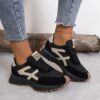 Newness Womens Casual Sneakers in white showcasing breathable fabric and durable rubber sole perfect for everyday wear