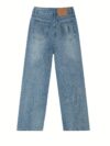 Newness Dubai High Waist Straight Jeans Flattering and versatile these jeans offer a comfortable fit for any occasion