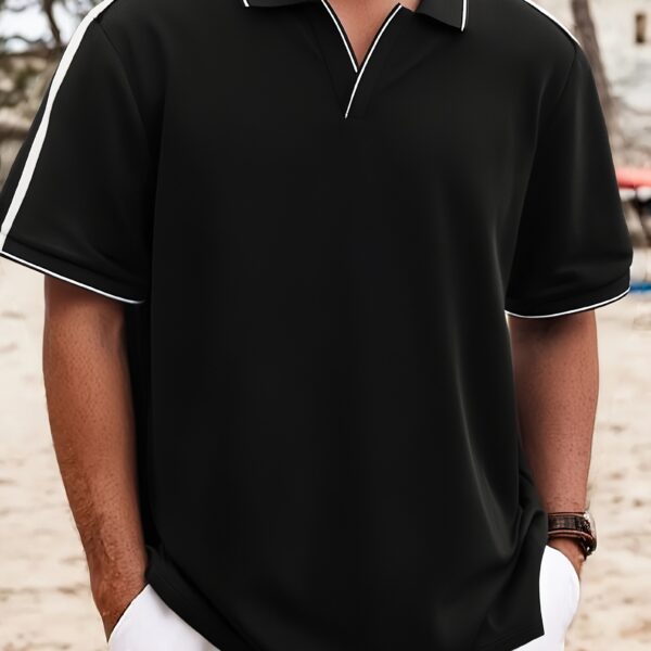 Summer Breeze Men's Short Sleeve Polo Shirt in classic style, perfect for the office or golf course.