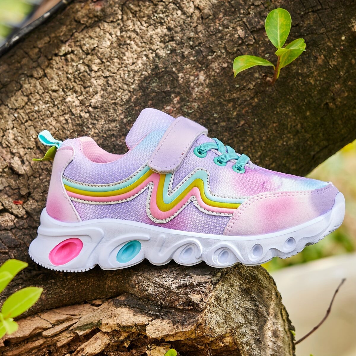 Stylish and comfortable Active Kicks Girls Breathable Athletic Sneakers perfect for any activity These girls athletic shoes offer breathability and support for active kids