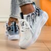 Newness CloudWalk White Athletic Sneakers All season comfort meets modern design Step up your style with these stylish white sneakers