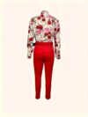 The Newness Chongzhong Elegant Floral Pants Set a comfortable and stylish floral pants set perfect for any season Features a flattering fit and durable fabric
