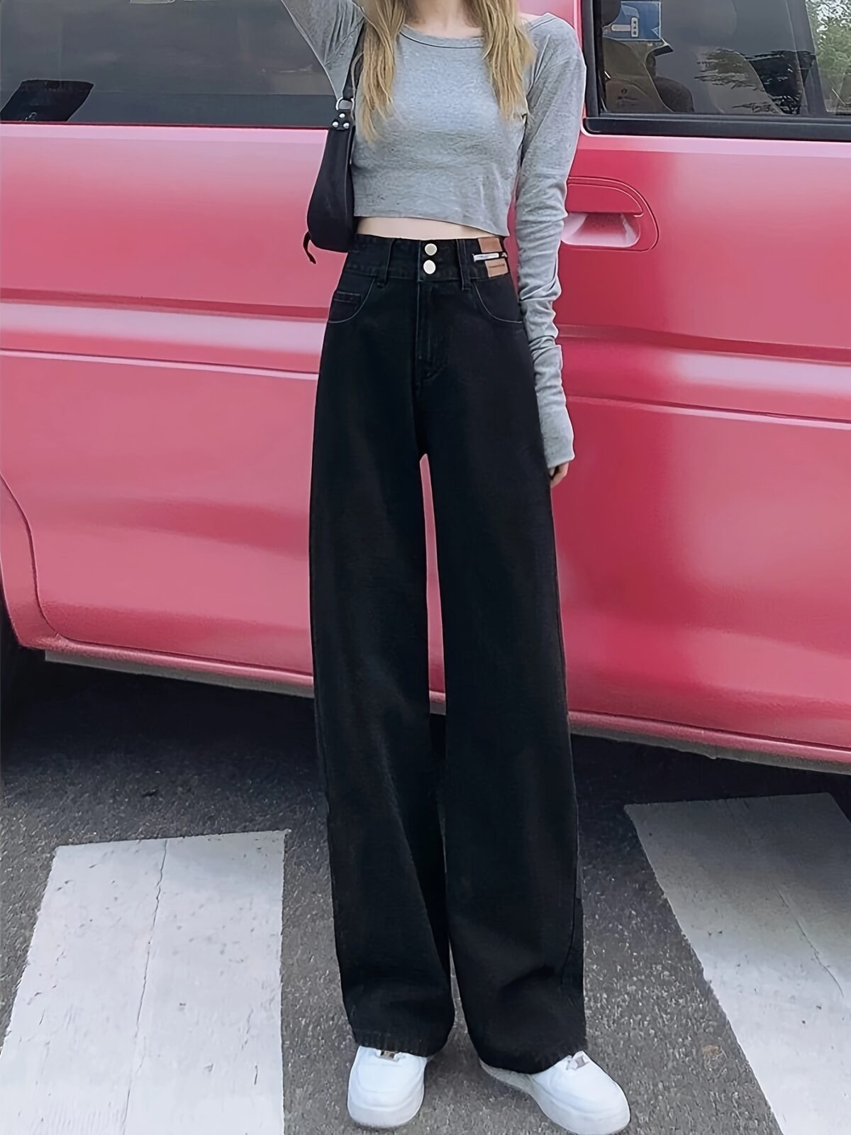 Newness City Chic Non Stretch Trousers in versatile navy showcasing a sharp crease and tailored fit ideal for work or weekend wear