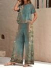 Effortlessly chic Casablanca Breeze Floral Print Two Piece Set from Newness Perfect for summer vacations and beach holidays