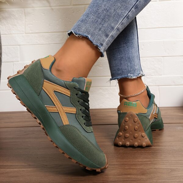 Newness Womens Casual Sneakers in white showcasing breathable fabric and durable rubber sole perfect for everyday wear