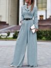 Desert Beige Cairo Two Piece Suit from Newness Elegant polyester suit perfect for fallwinter Dubai inspired style