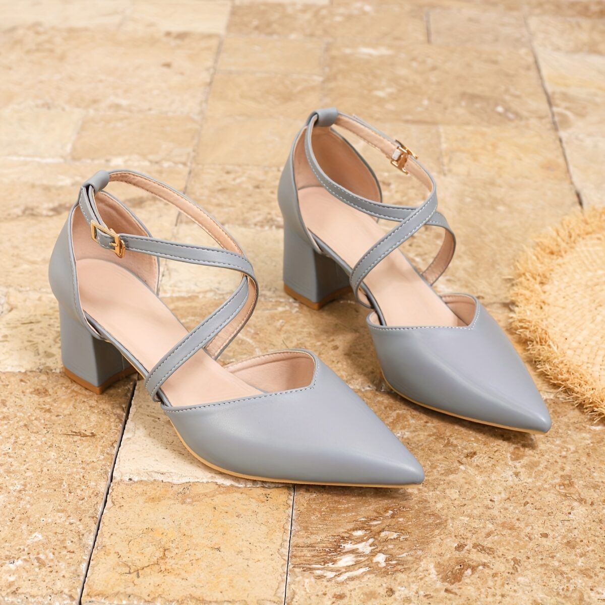 Newness Celestial Breeze Light Blue Heels Elegant light blue heels showcasing a perfect blend of chic style and comfortable design ideal for any occasion
