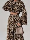 Sizzle in the Newness Dubai Nights Leopard Print Outfit a stunning springsummer ensemble featuring a chic leopard print Perfect for those warm nights