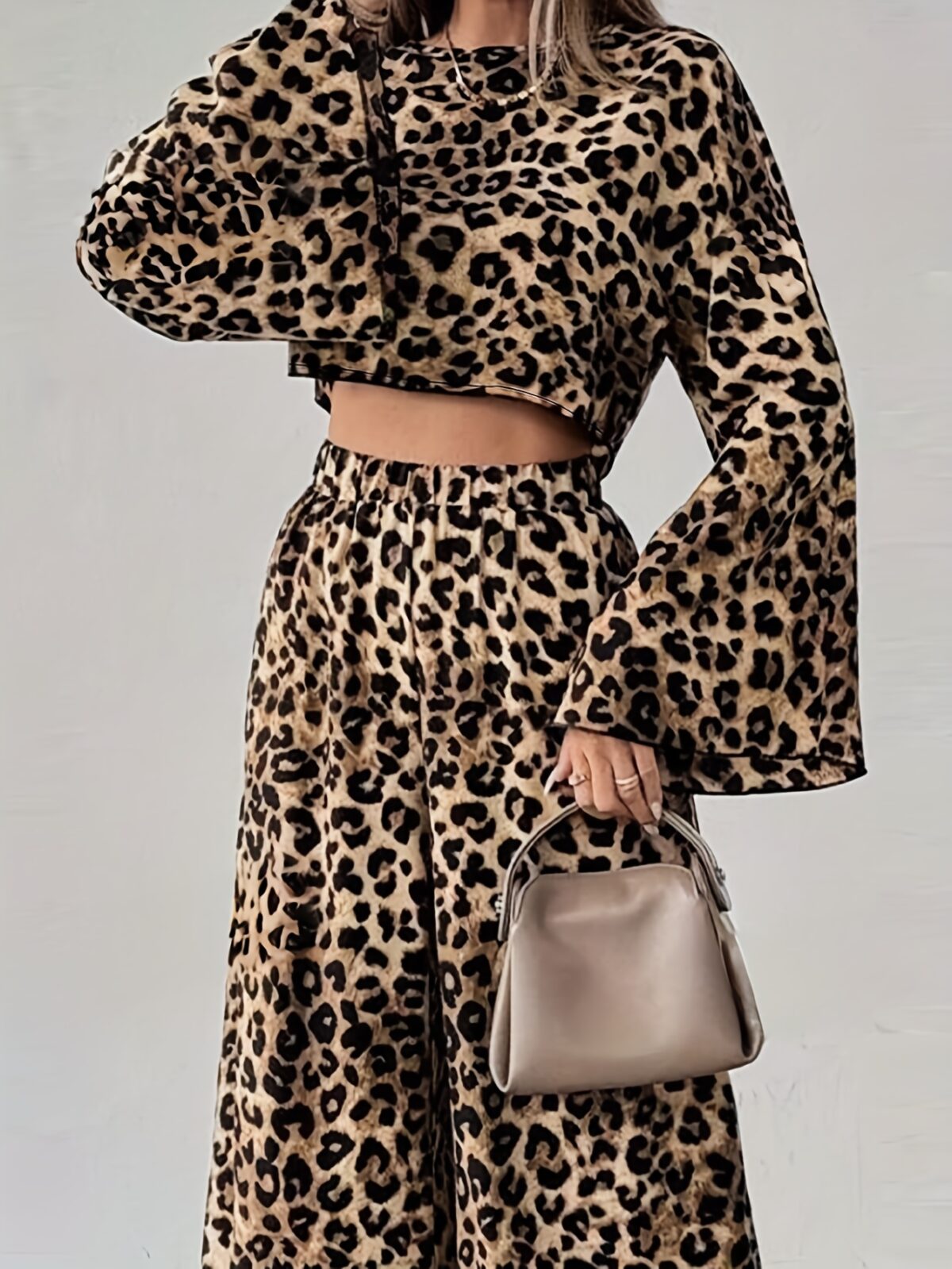 Sizzle in the Newness Dubai Nights Leopard Print Outfit a stunning springsummer ensemble featuring a chic leopard print Perfect for those warm nights