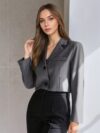 City Chic Short Grey Blazer a versatile and flattering grey blazer perfect for work or weekend wear
