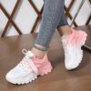 Newness Sunrise Hues Womens Casual Sneakers in a stylish spring ready design showcasing comfort and everyday wear