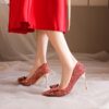 Scarlett Red Stiletto Heels by Newness Elevate your style with these elegant red heels perfect for weddings special occasions or adding a touch of glamour to your everyday look