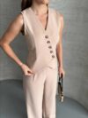 Effortless Chic Womens Two Piece Set A stylish and comfortable two piece outfit perfect for spring and summer Features premium materials and a chic design