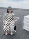 Adorable girls polka dot suit perfect for summer made from 100 soft cotton The suit features a mention specific details like sleeveless top and shorts or skirt design