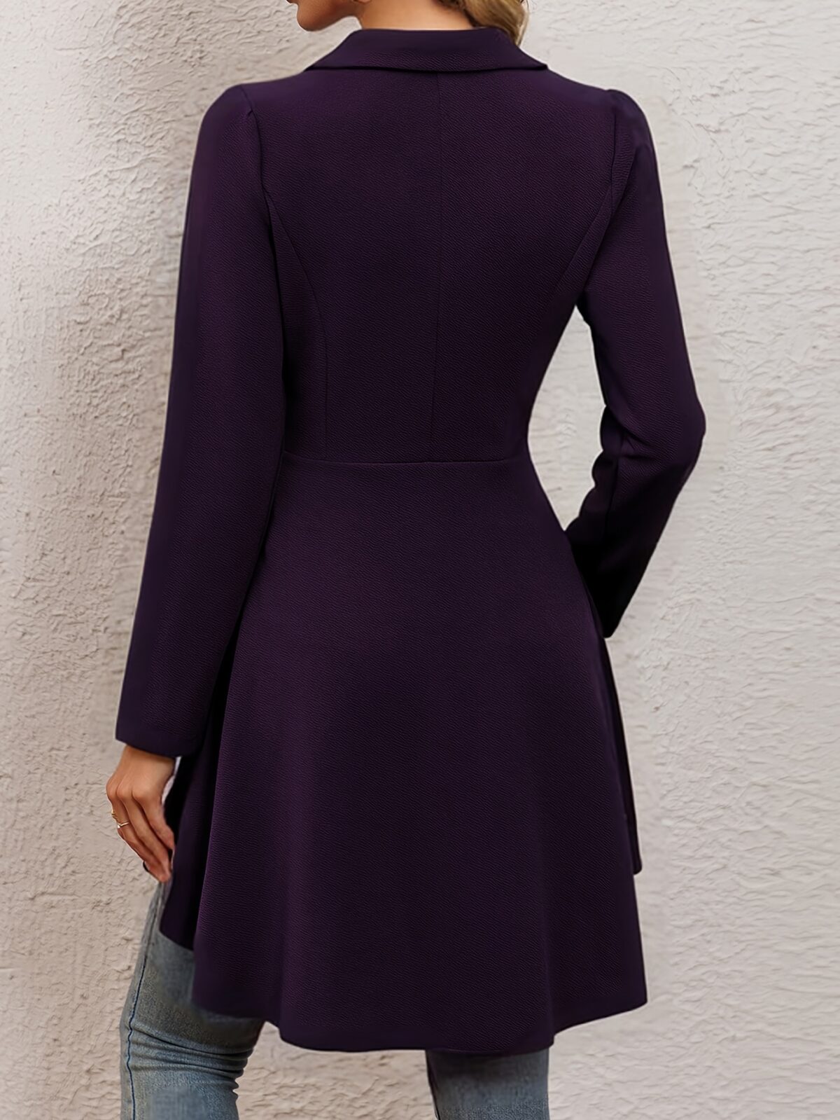 Timeless Chic Womens Elegant Long Sleeve Blazer in a flattering fit perfect for spring and fall
