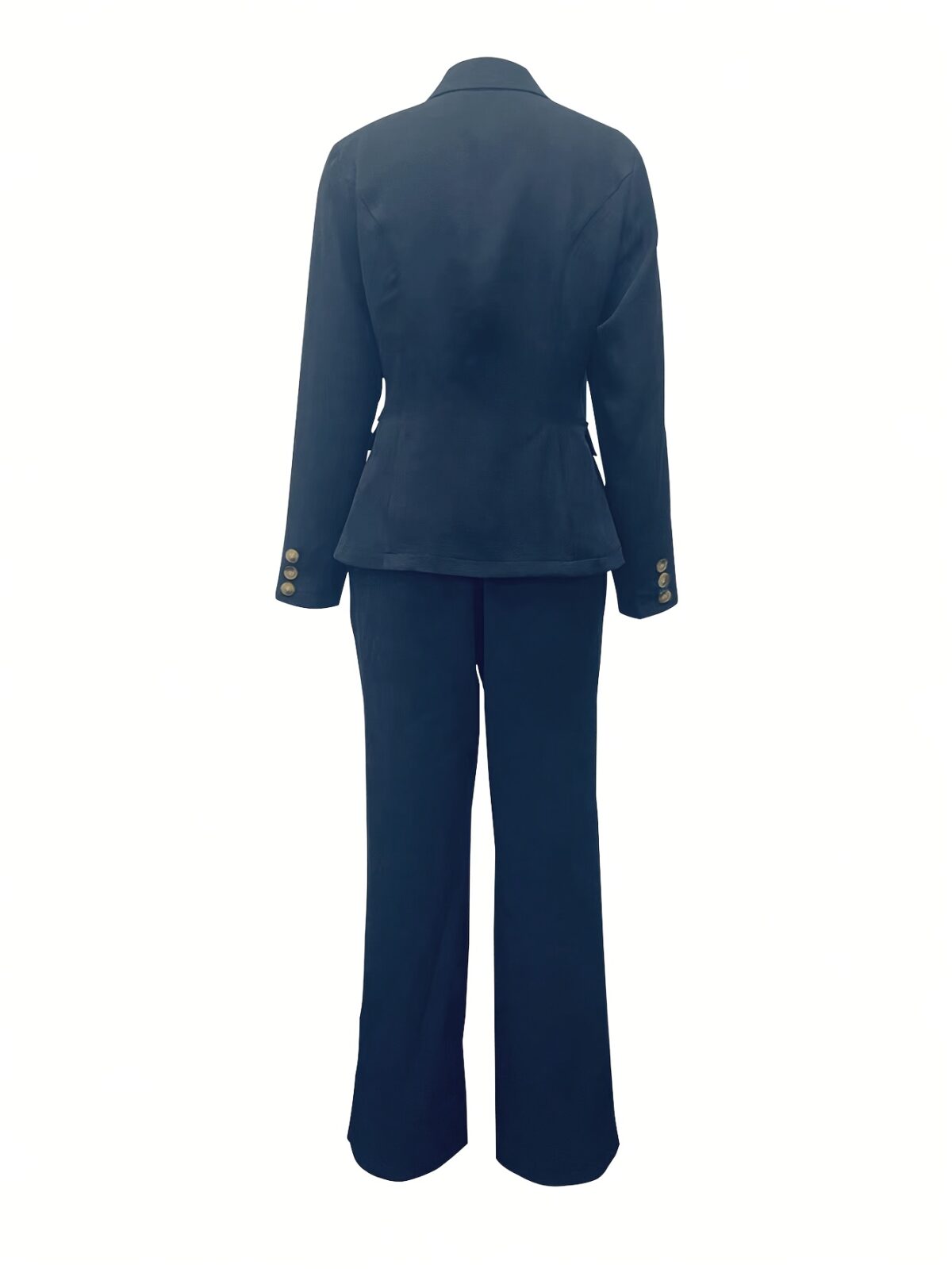 Navy blue womens business blazer Corporate Chic style versatile for office formal events or casual wear