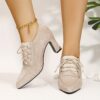 Newness Chic Flannel Mary Jane Pumps Elevate your style with these modern and chic pumps perfect for any occasion