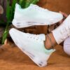 Newness Cloudwalk Mint Mesh Sneakers Breathable mint green mesh sneakers perfect for summer showcasing lightweight design and stylish look