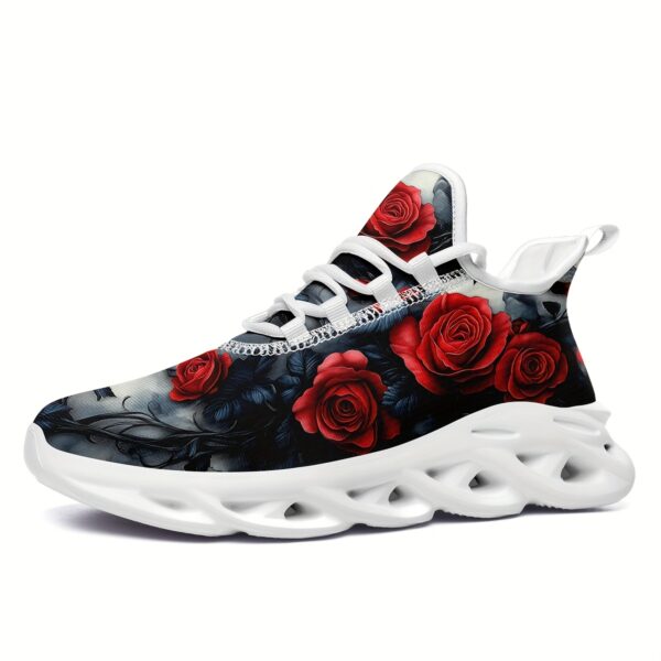 Newness Bloomsbury Floral Print Sneakers: Comfortable and stylish floral print sneakers, perfect for everyday wear. Breathable and cushioned for all-day comfort.