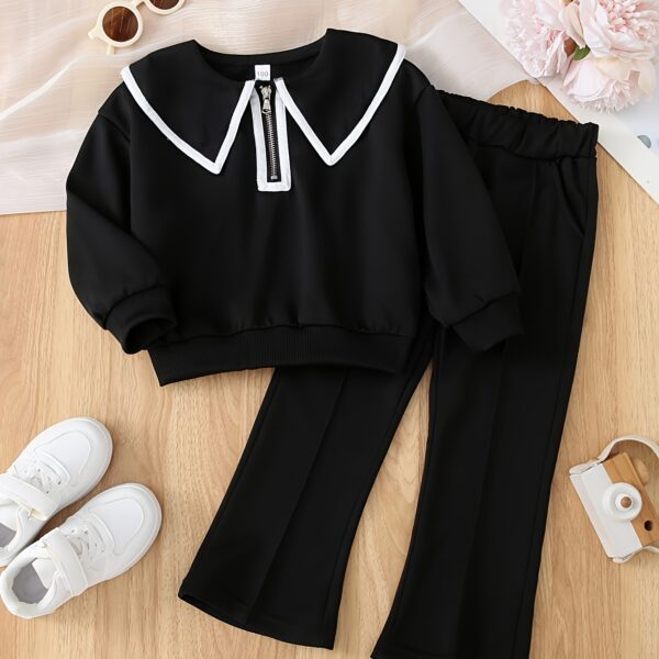 Dubai Dreamer Girls Two-Piece Set in 100% Polyester. Playful design, all-season comfort.