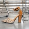 Newness Parisian Chic Plaid Block Heels Comfortable and stylish plaid block heels perfect for any occasion