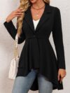 Timeless Chic Womens Elegant Long Sleeve Blazer in a flattering fit perfect for spring and fall