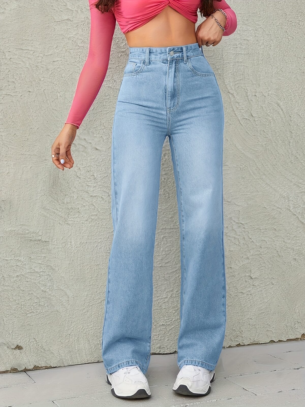 Newness Effortless Chic Stretch Straight Leg Jeans Flattering comfortable and versatile jeans in a classic straight leg style