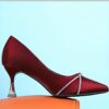 Newness Etoile Crystal Mary Jane Heels Elevate your style with these chic glossy Mary Jane heels perfect for any occasion Featuring dazzling crystal embellishments