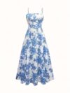 Effortlessly elegant Newness Summer Solstice Floral Print Dress Set A sophisticated two piece set featuring a floral print dress and matching accessories perfect for any occasion