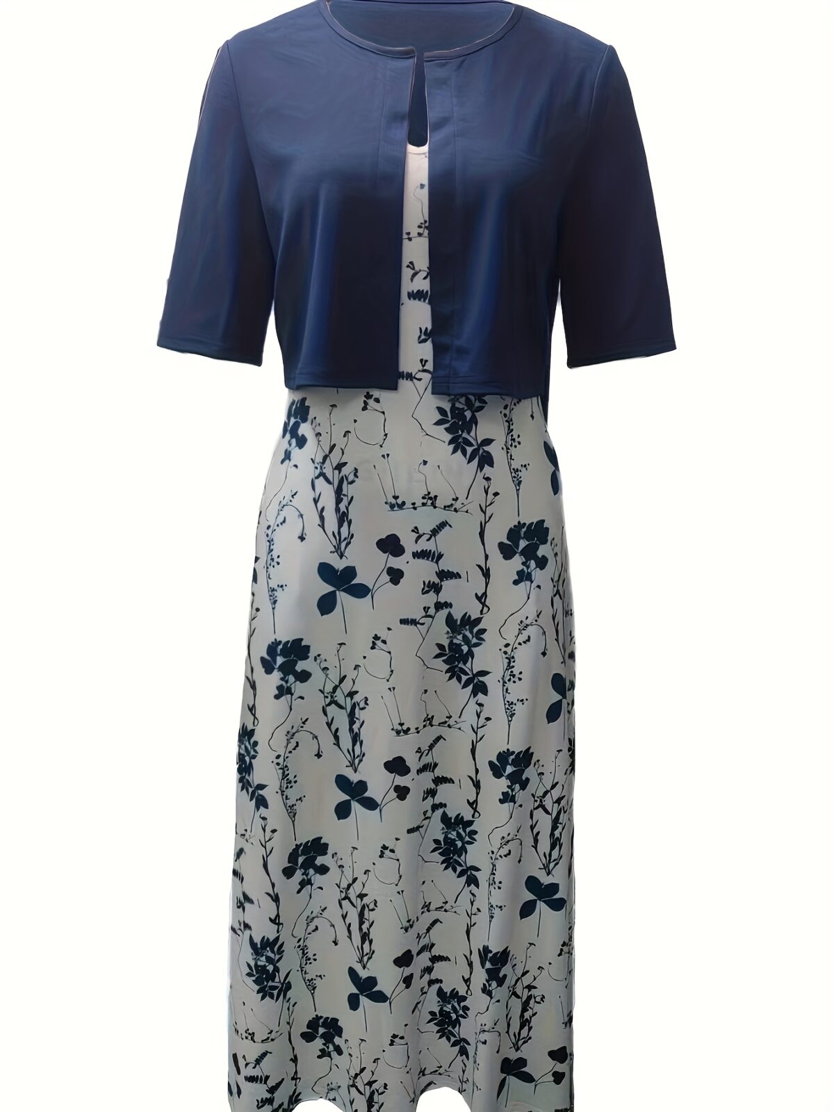 Effortlessly chic Azure Bloom floral print dress from Newness perfect for springsummer
