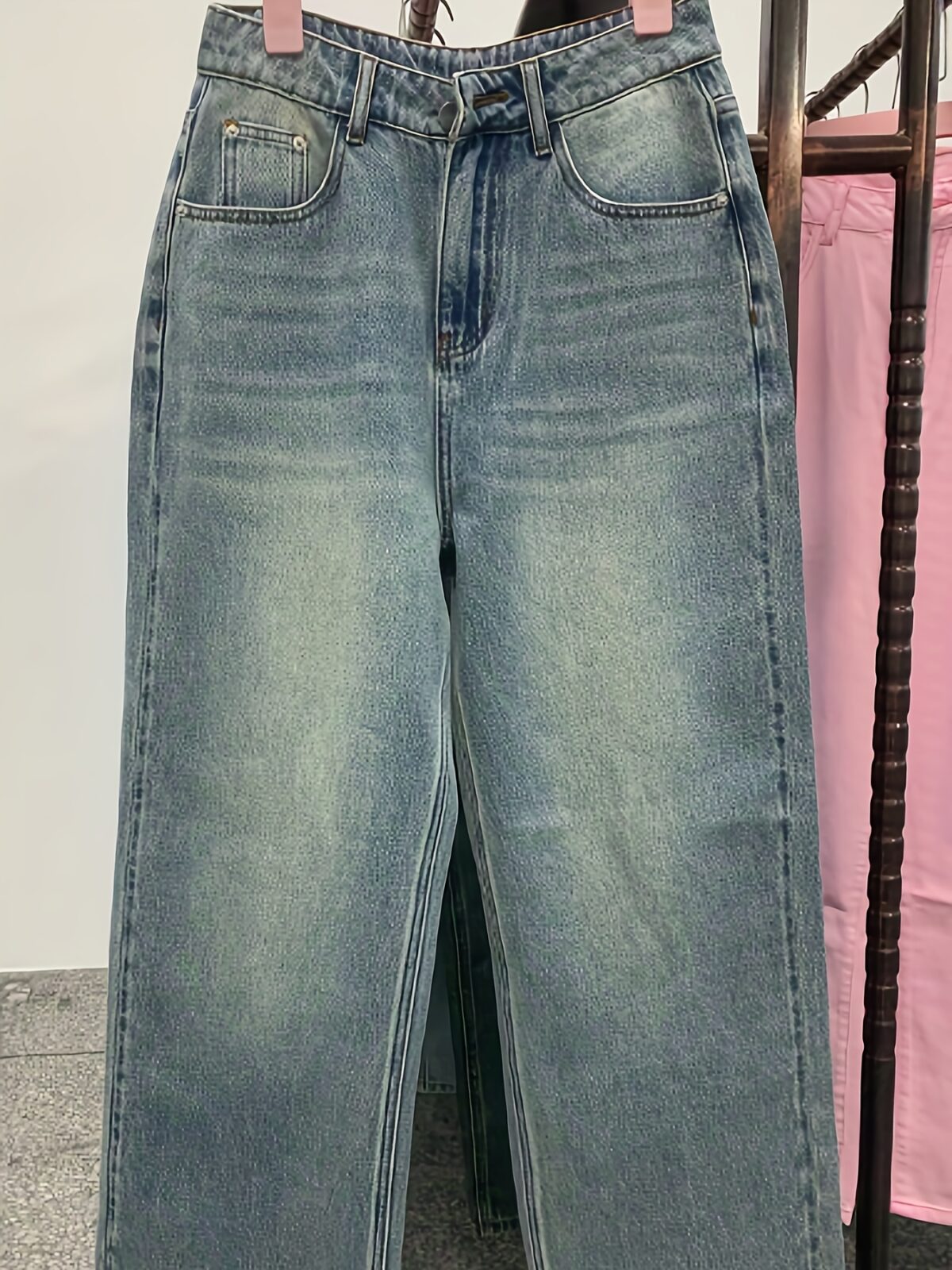 Effortless Chic Wide Leg Jeans by Newness in premium denim showcasing a modern and chic wide leg silhouette