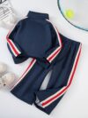 Newness Riviera Girls Sporty Set A stylish comfortable polyester set perfect for play