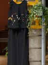 Embrace effortless chic in the Marrakech Sunset Embroidered Summer Jumpsuit This vibrant orange jumpsuit features intricate butterfly embroidery and a flattering wide leg silhouette