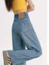 Newness Dubai High Waist Straight Jeans Flattering and versatile these jeans offer a comfortable fit for any occasion