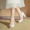 Celestial Grace Elegant Wedding Shoes by Newness Exquisite design promising all day comfort for your special day