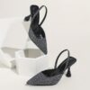 Sparkle and shine in the Newness Luminous Nights Glitter Stiletto Heels These comfortable and glamorous heels are perfect for any special occasion