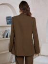 Womens elegant solid color blazer perfect for professional or casual wear Versatile and timeless style upgrade your wardrobe today