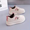 Newness Elevated Style Chunky Platform Sneakers with Arch Support Stylish chunky platform sneakers in white showcasing the arch support and overall design Perfect for adding a fashionable and comfortable edge to any outfit