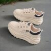 Newness Effortless Chic White Sport Sneakers Breathable lightweight white sneakers perfect for any occasion