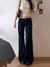 Newness Effortless Chic Low Waist Flared Jeans flattering comfortable and stylish flared jeans in a chic low waist design