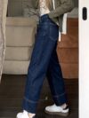 Newness high waisted wide leg pants in a flattering chic silhouette