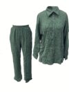 Newness Effortless Chic Two Piece Pant Set in luxurious polyester Flattering silhouette perfect for any occasion