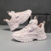 ActiveAce Kids Pink Sweet Running Shoes all season pink running shoes for kids breathable mesh upper easy spin buckle trendy and comfortable