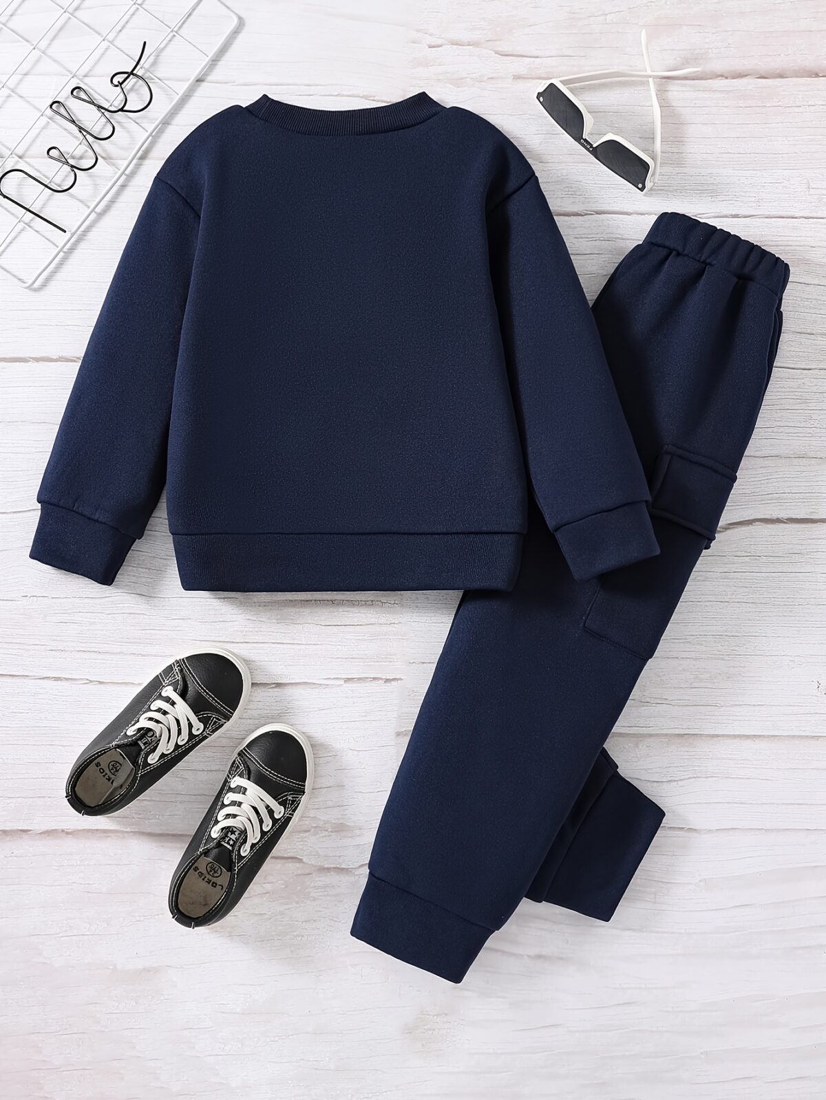 Newness Boys Springtime Style Landscape Print Sweatshirt and Pants Set A trendy two piece outfit featuring a vibrant landscape print perfect for spring and fall adventures Made from comfortable and durable 100 polyester