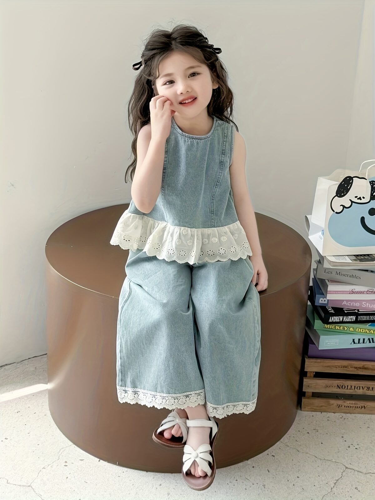 Newness Côte dAzur Girls Summer Outfit A stylish and comfortable summer dress for girls in a vibrant print