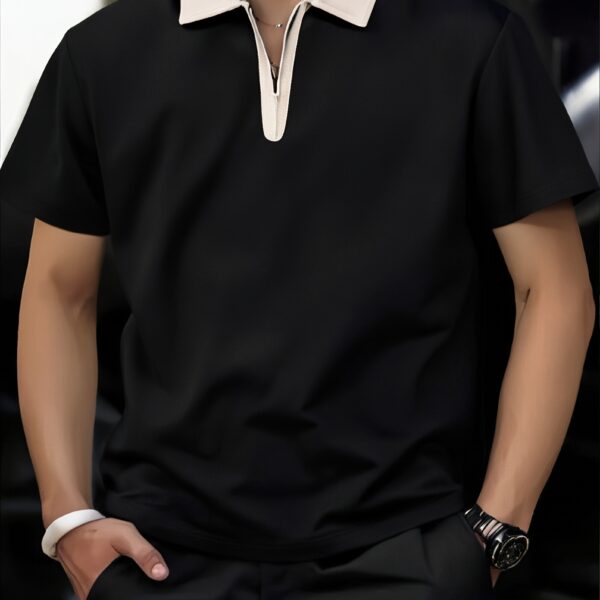 Summer Breeze Men's Polo Shirt: A lightweight, breathable, stylish summer polo shirt for men, perfect for the office, golf, or casual outings.
