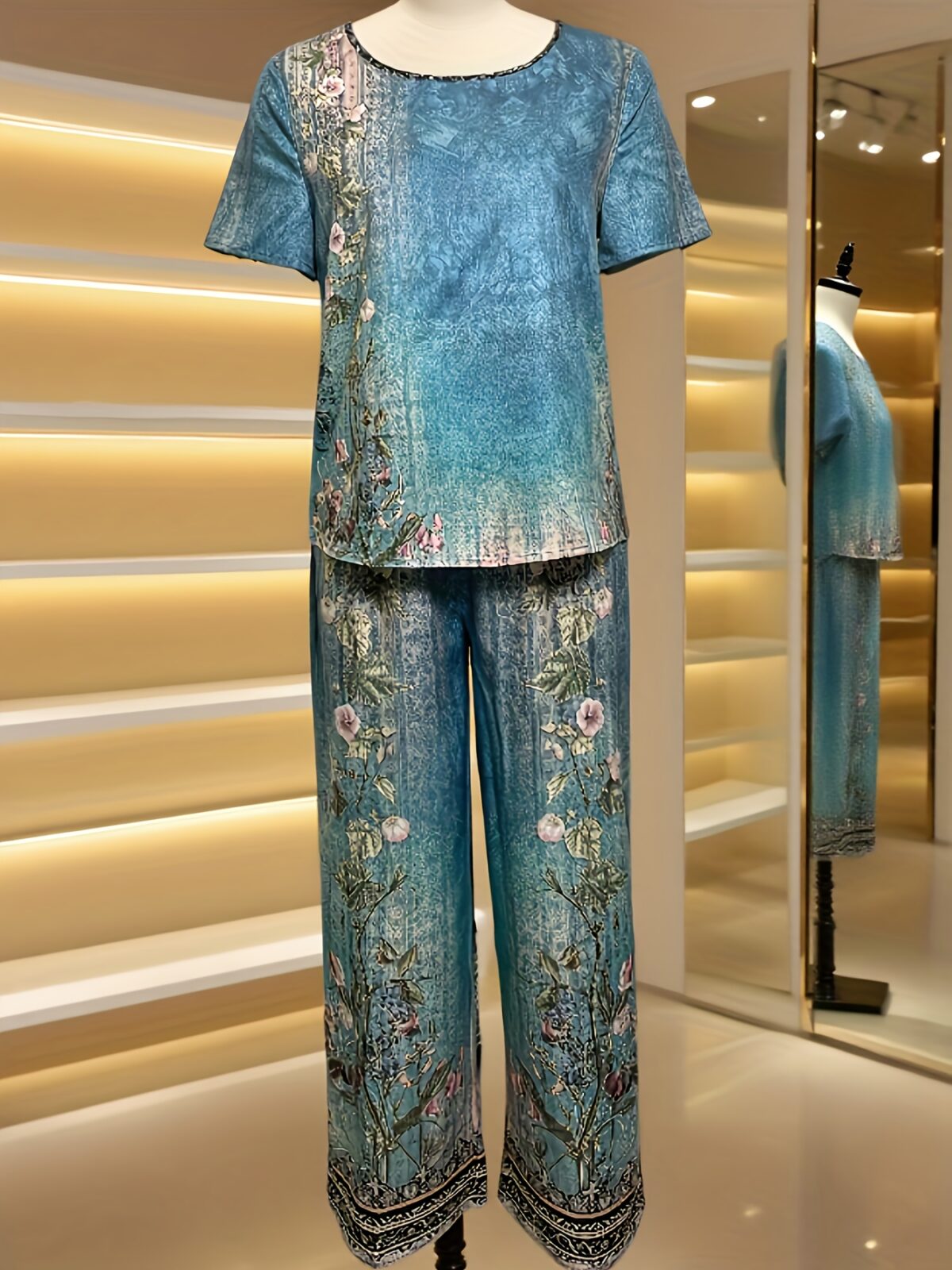 Effortlessly chic Casablanca Breeze Floral Print Two Piece Set from Newness Perfect for summer vacations and beach holidays